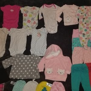 Baby girl 0-3 month bundle